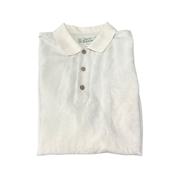 TOMMY BAHAMA 100% Silk Collard Shirt in Yellow size XLarge - Picture 2 of 11